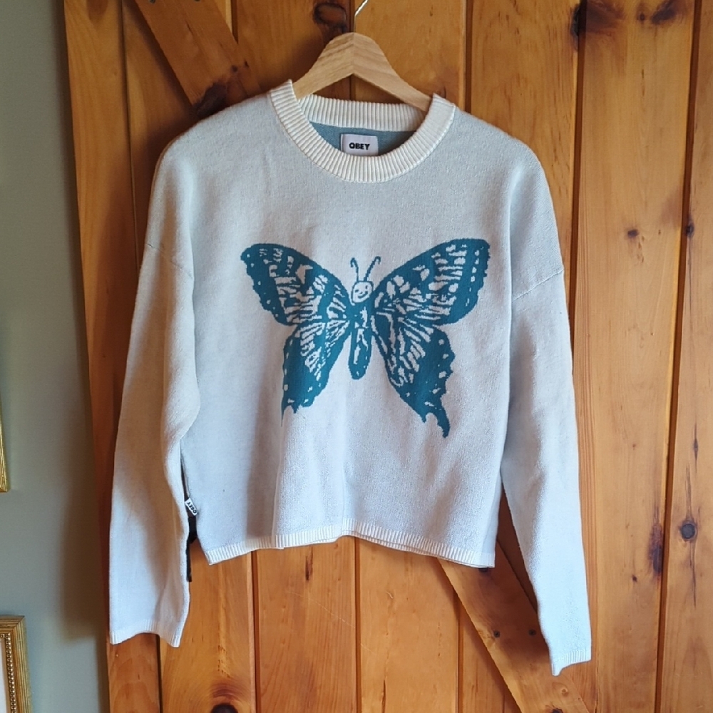 OBEY Butterfly Sweater